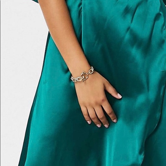 Satin Wrap Midi dress - Size Small - Picture 3 of 4